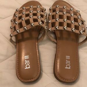 bar iii pecanna flat sandals